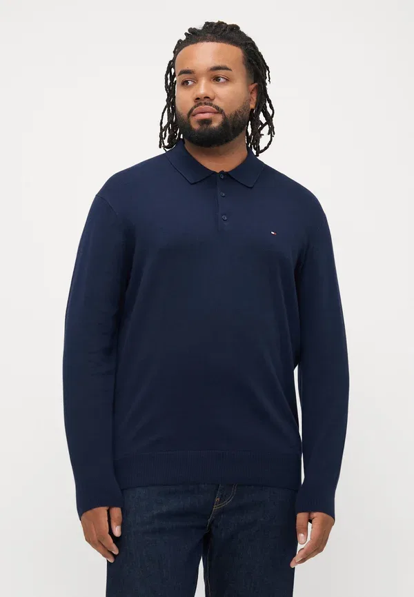 Джемпер Tommy Hilfiger Bt pima org ctn cash ls polo b jumper, пустынное небо