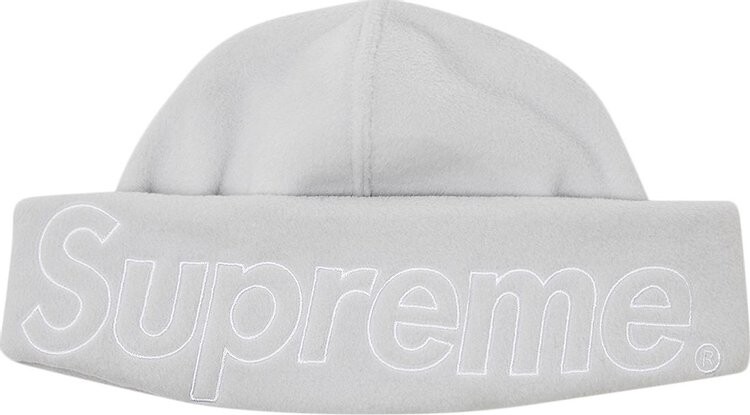 

Шапка Supreme Polartec 'Light Grey', серый