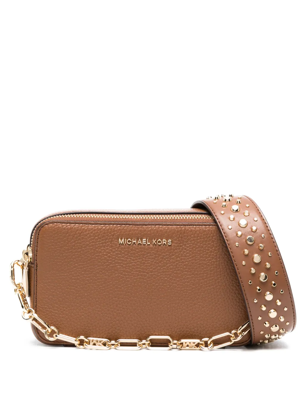 

Маленькая каркасная сумка с логотипом Michael Michael Kors, коричневый