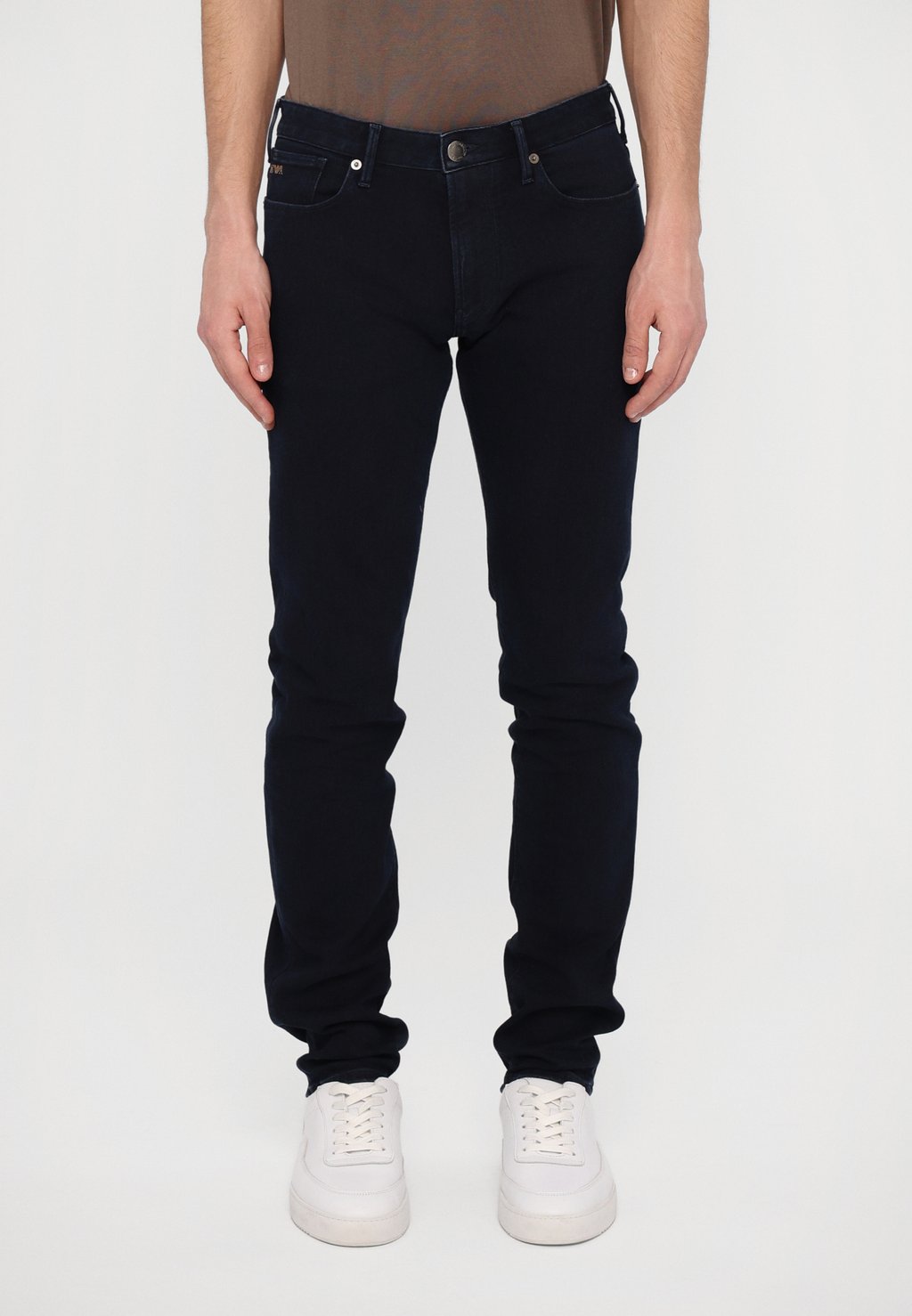 

Джинсы облегающего кроя POCKETS PANT Emporio Armani, синий деним