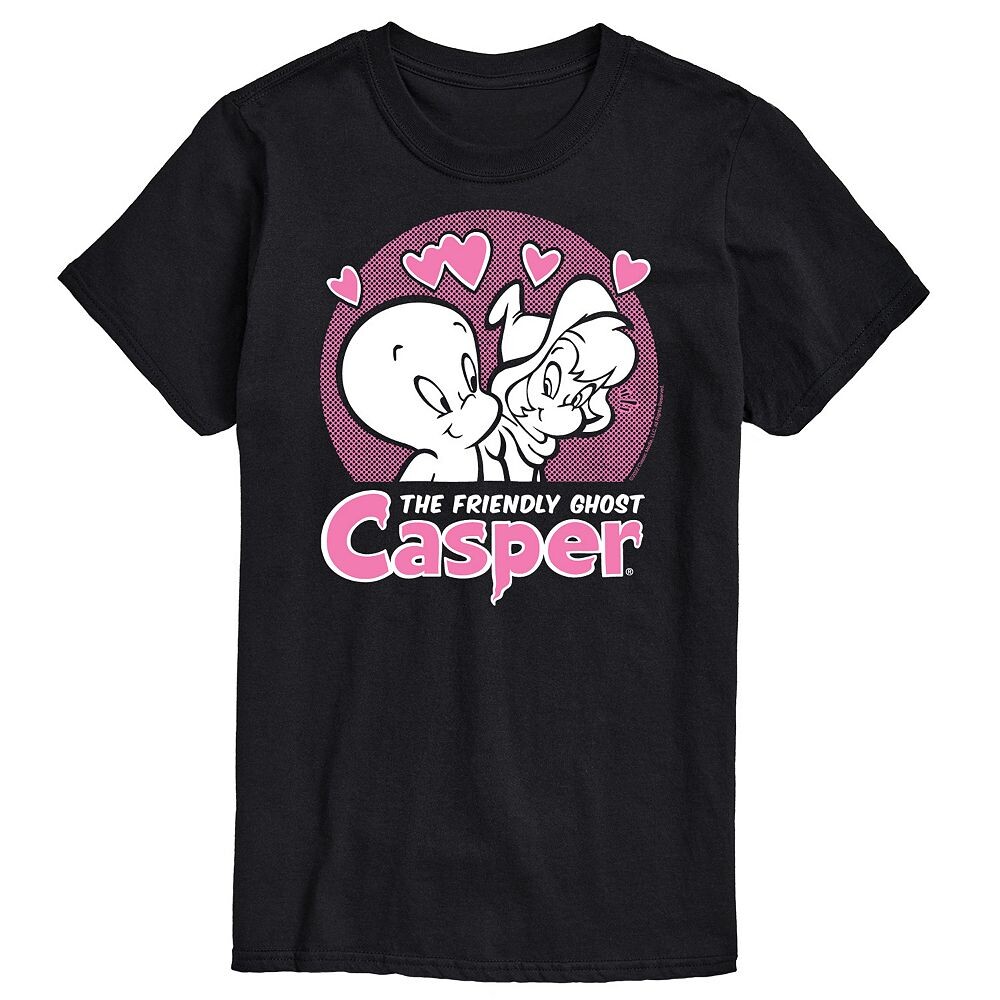 

Мужская футболка с рисунком Casper Wendy Love Licensed Character, черный