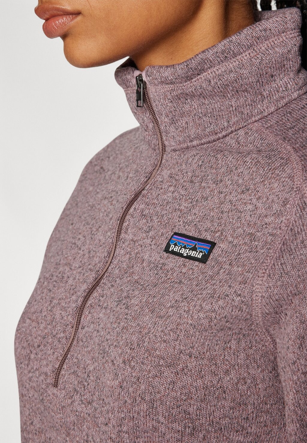 

Вязаный свитер BETTER 1/4 ZIP Patagonia, лиловый