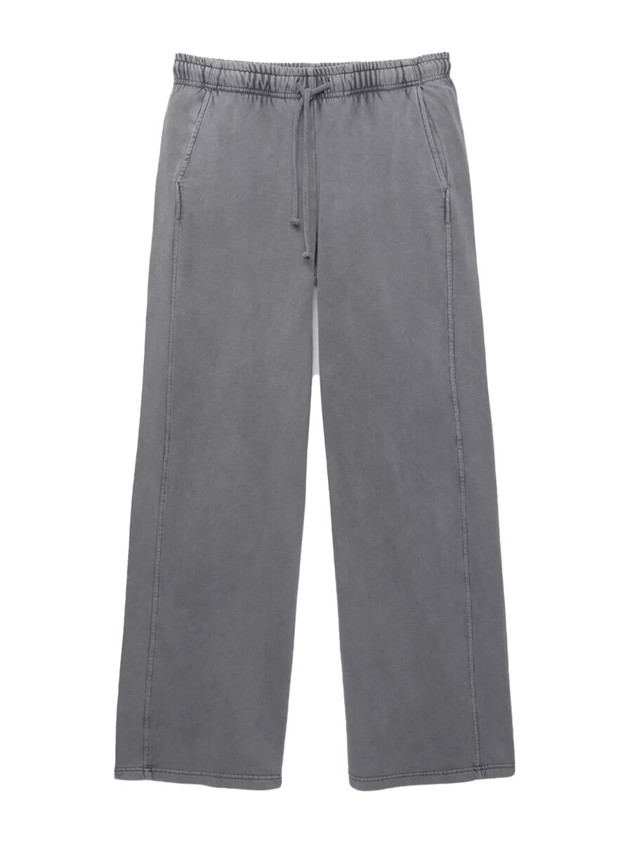 

Широкие брюки Pull&Bear, серый