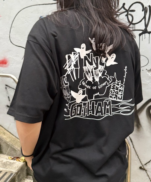 

Футболка оверсайз с принтом логотипа Mark Gonzales, черный