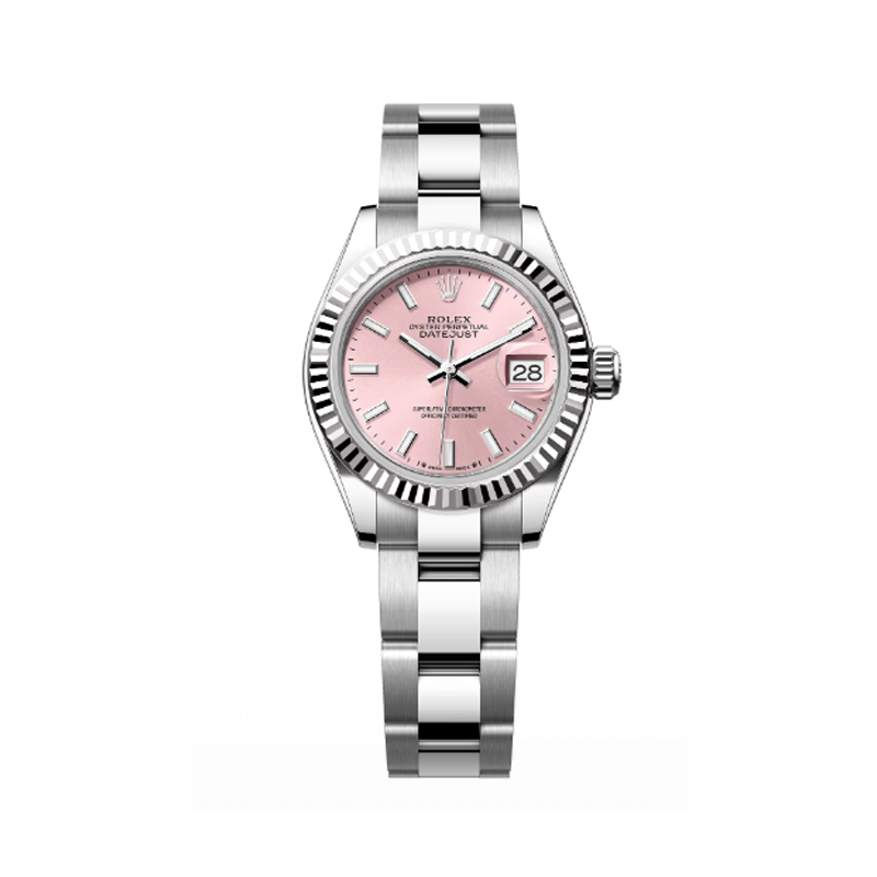 

Женские часы Log Series с автоматическим механическим механизмом 28 мм розовый циферблат ROLEX, Warranty from The Second Half of 2025 (Random Date)