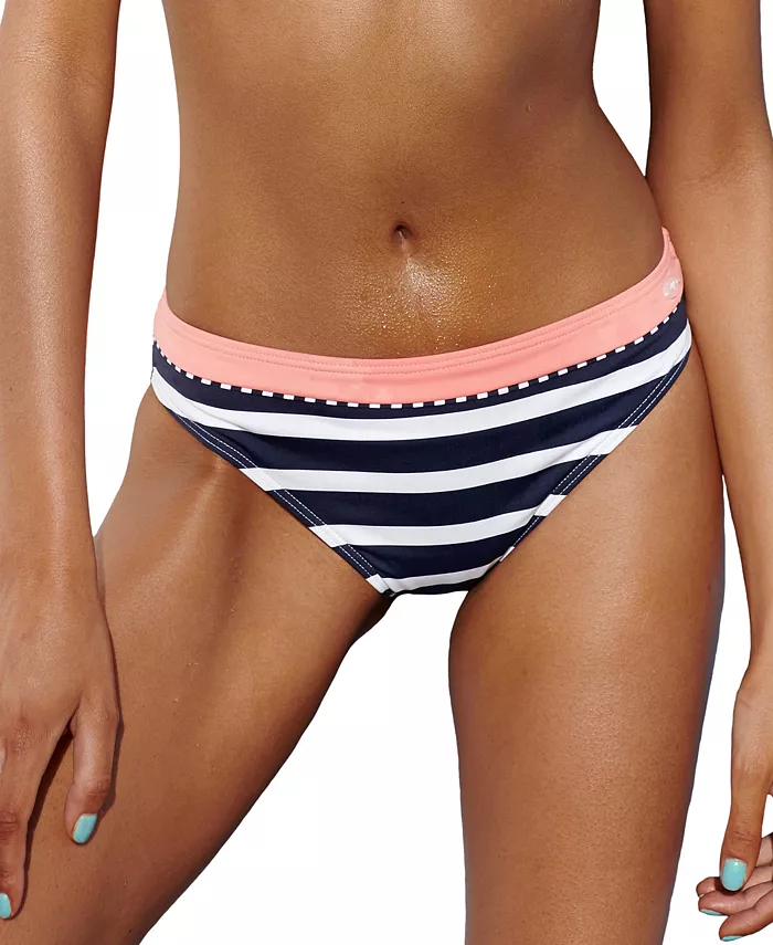 

Женские классические полосатые бикини-трусики LASCANA, зеленый