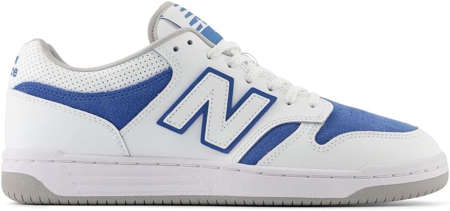 Мужские кроссовки New Balance 480 V1, White/Royal Blue — фото 3