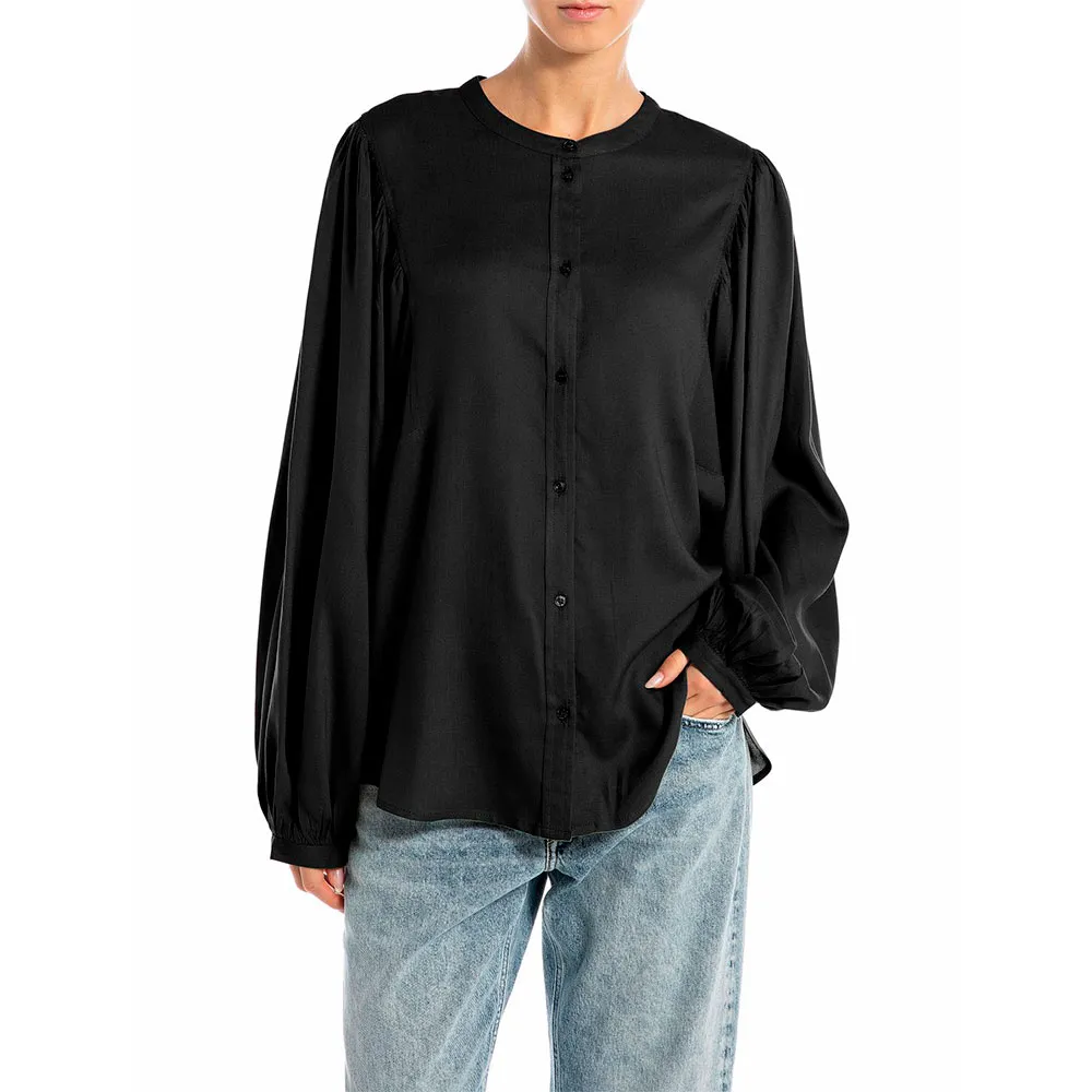 

Рубашка с длинным рукавом Replay W2179.000.85182, черный