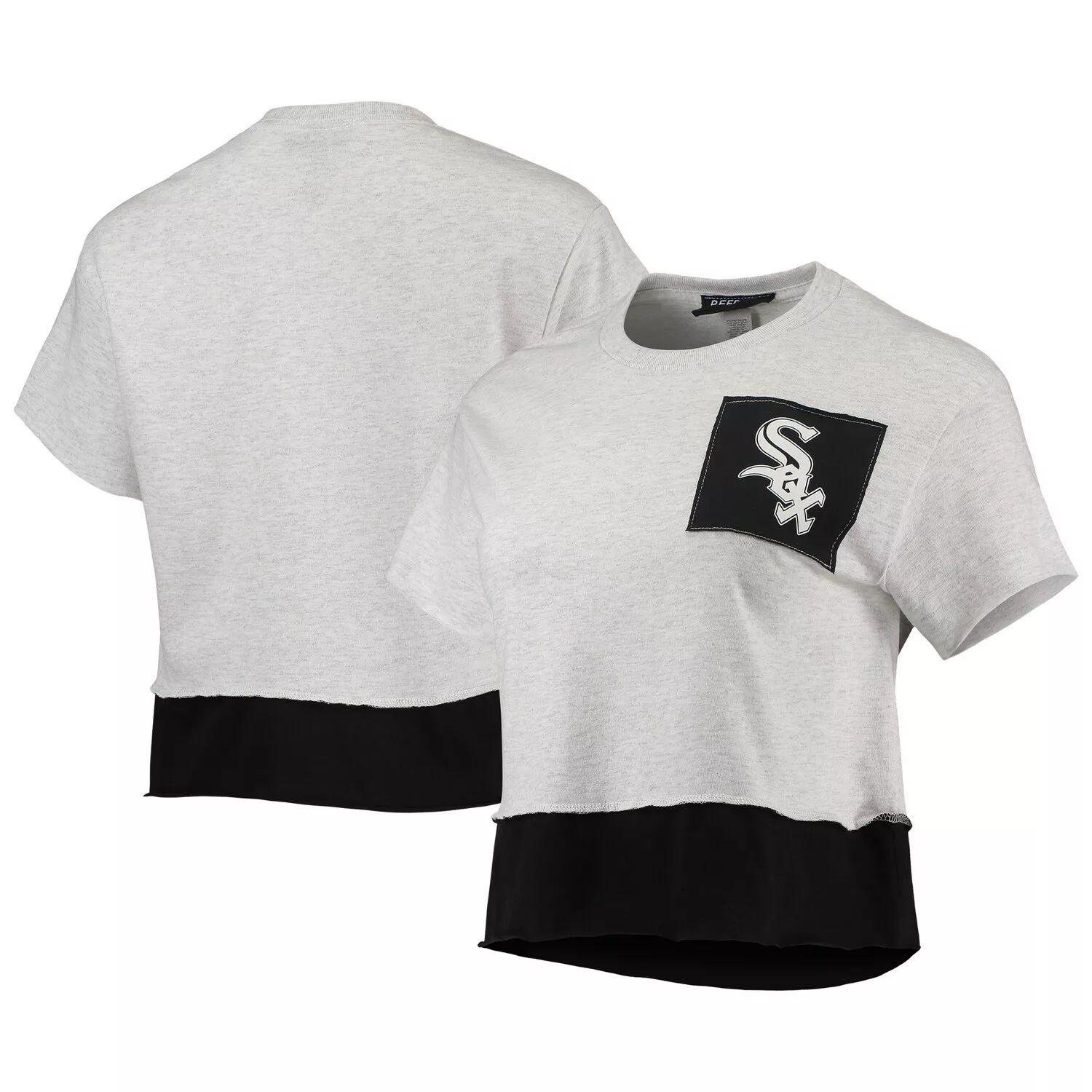 

Женская укороченная футболка Refried Apparel Heathered Grey Chicago White Sox