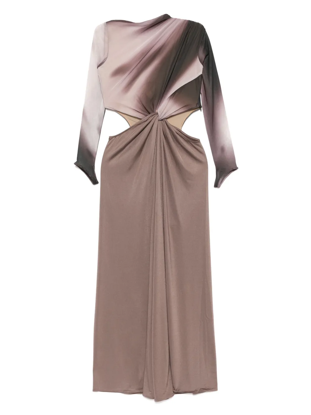 

Платье макси с длинными рукавами OUDE WAAG, фиолетовый