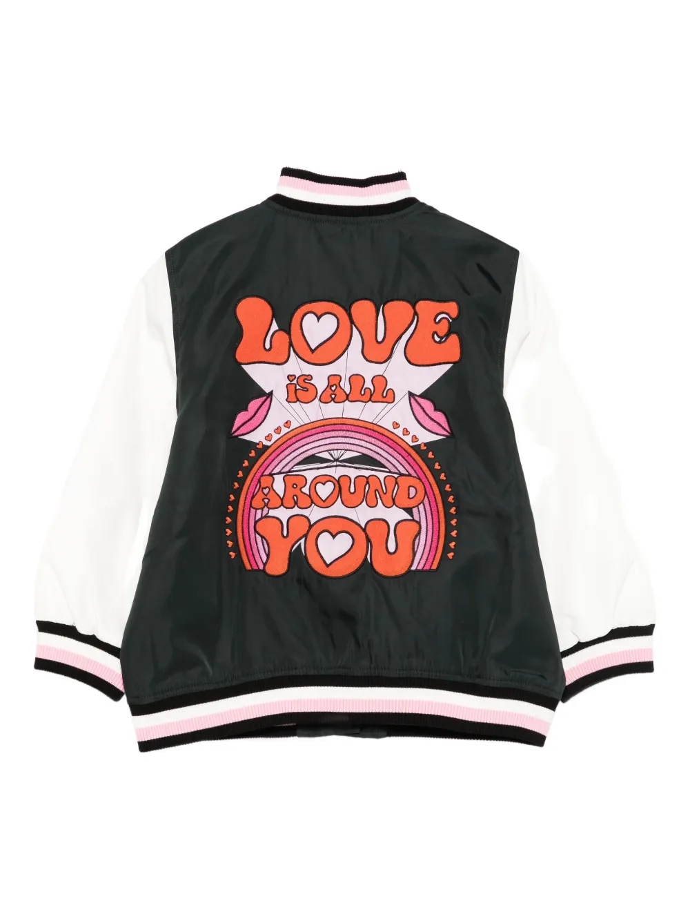 Бомбер Love Stella Mccartney Kids, черный — фото 2