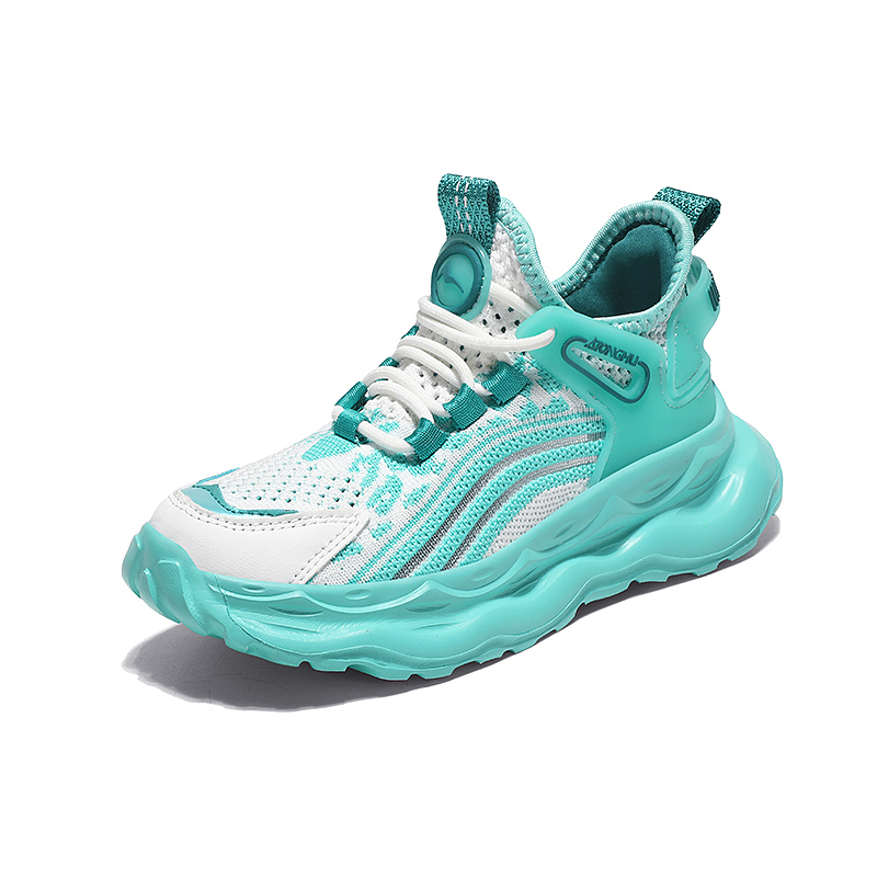 

Детские баскетбольные кроссовки с низким верхом, противоскользящие, с амортизацией ударов и износостойкие KUPE, мятный/зеленый