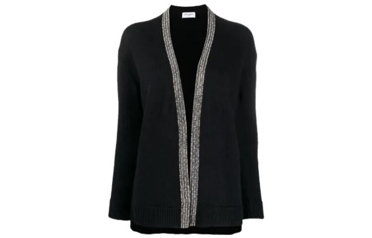 

Трикотаж женский черный Saint Laurent