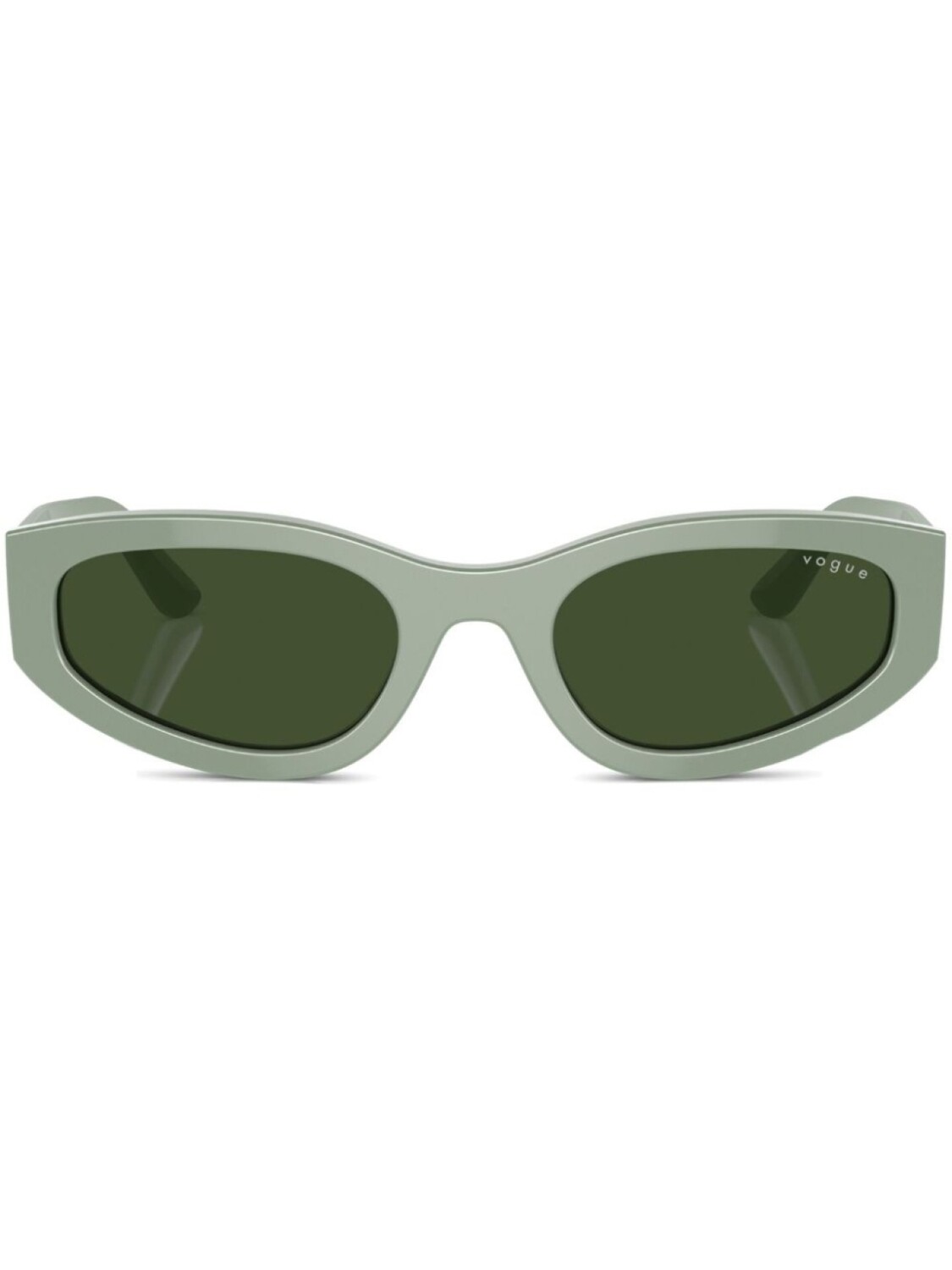

Солнцезащитные очки в овальной оправе с логотипом Vogue Eyewear, зеленый