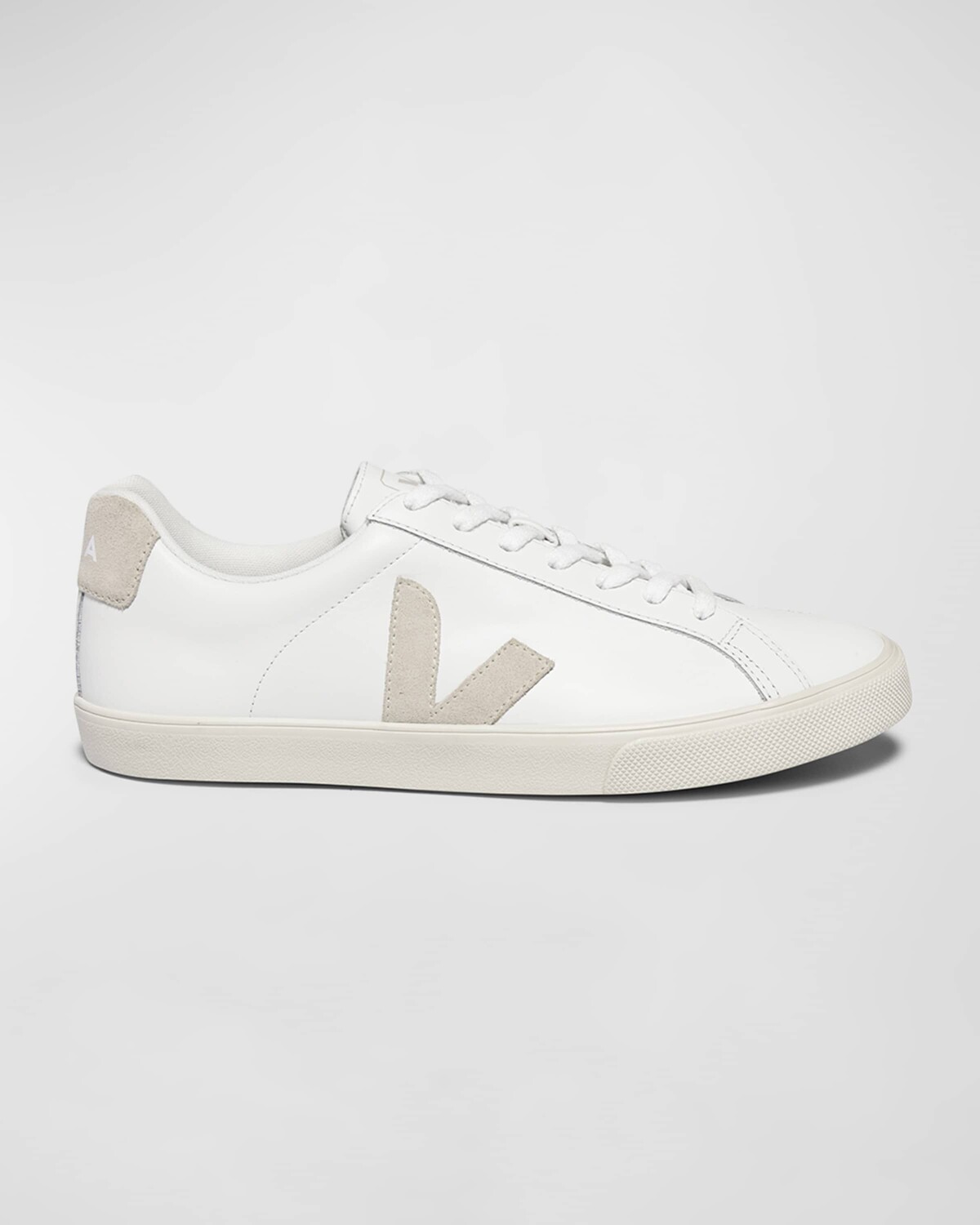 Двухцветные кожаные низкие кеды Esplar VEJA, цвет Extra White Sable