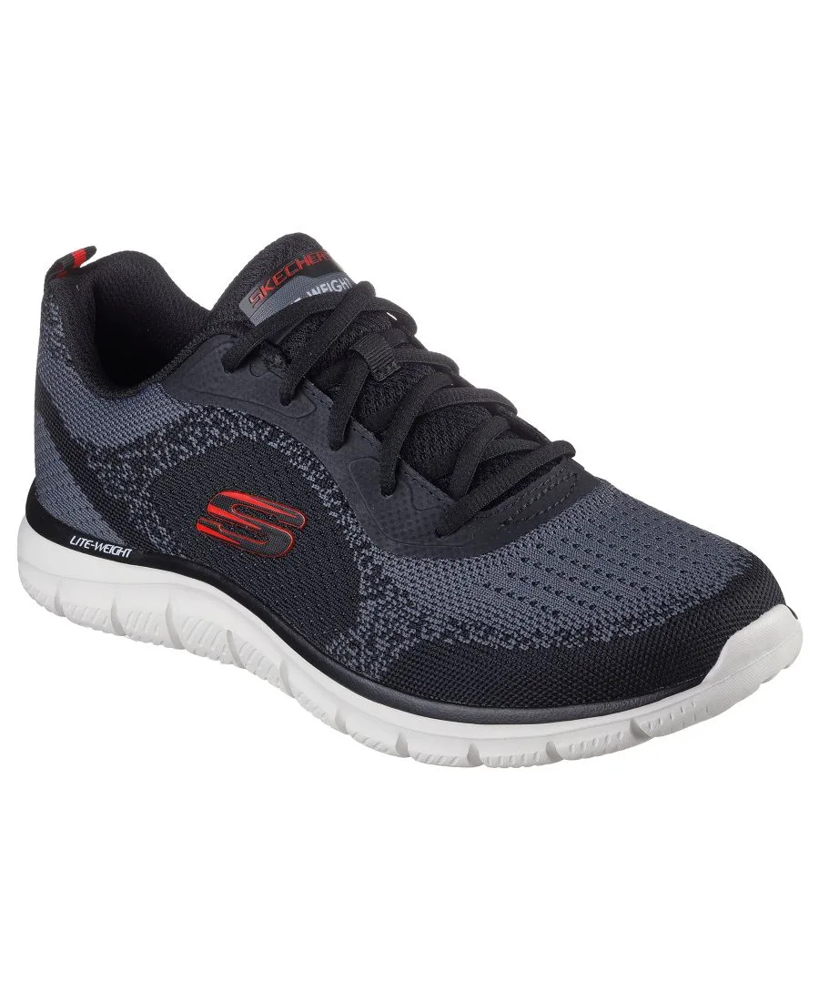 Мужские беговые кроссовки Track Glendor от Finish Line Skechers, черный, красный