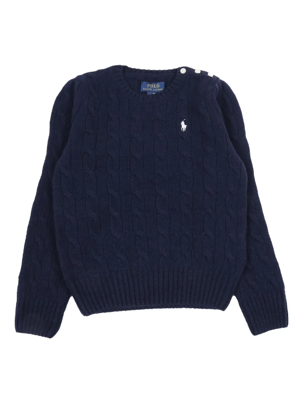 

Свитер с косами POLO RALPH LAUREN KIDS, синий