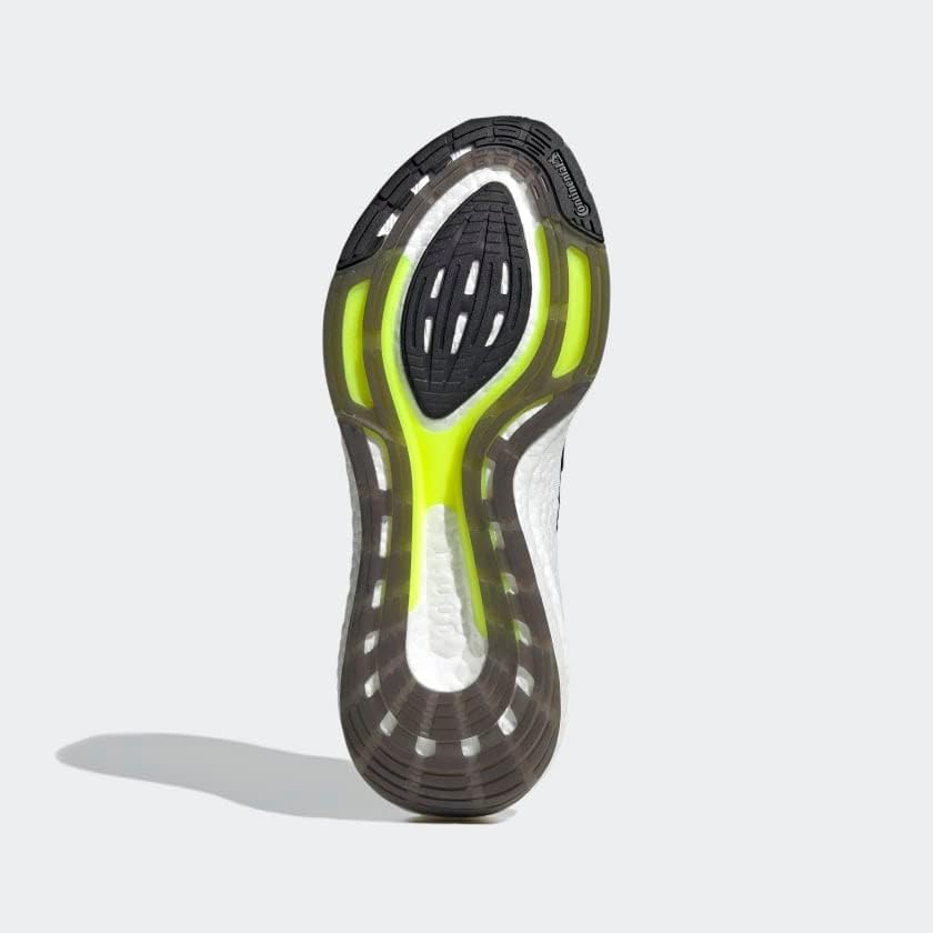 Мужские беговые кроссовки Adidas Ultraboost 22, черный/желтый/белый — фото 4