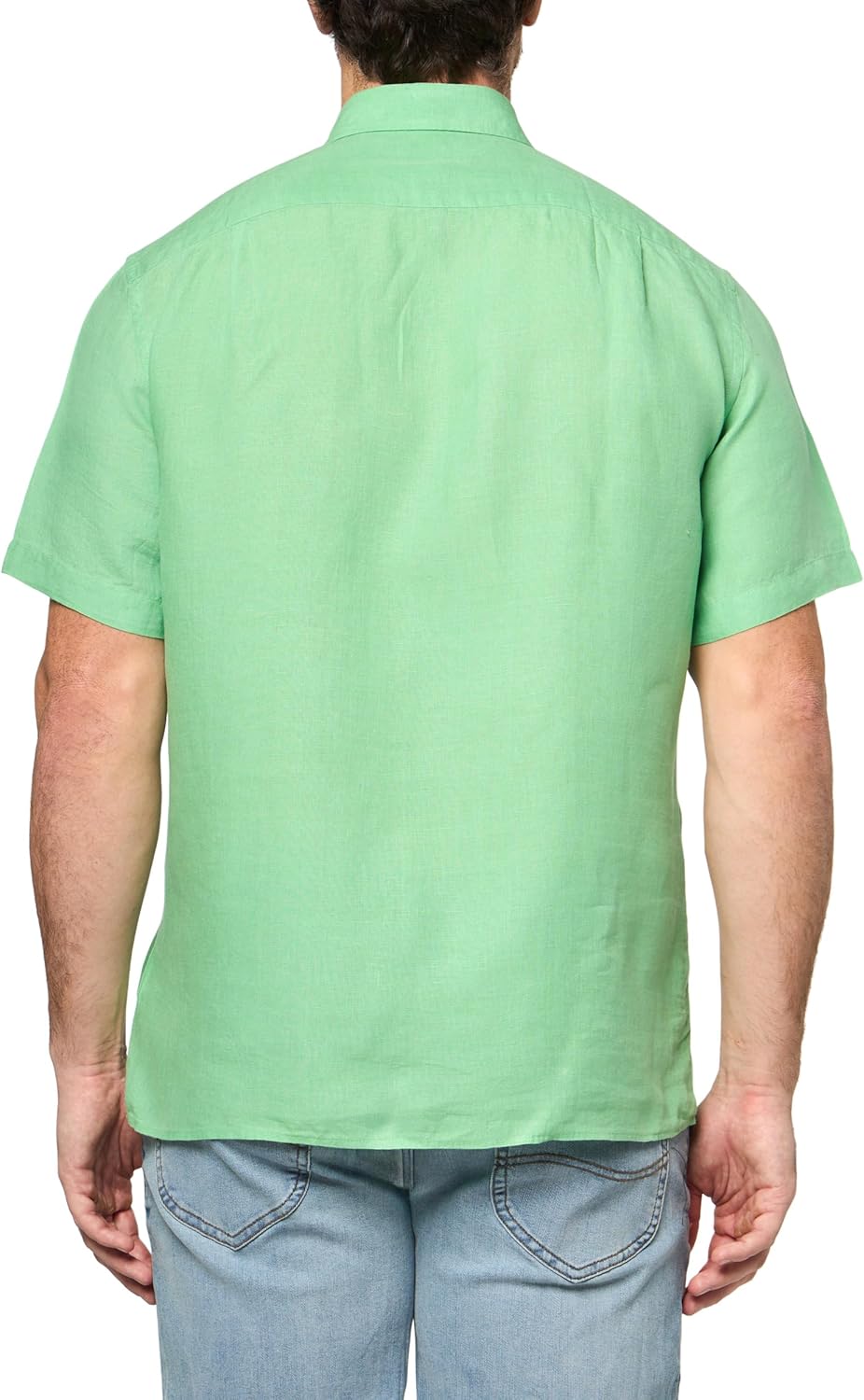 Lacoste мужская короткая рукав льняная рубашка, Liamone — фото 2