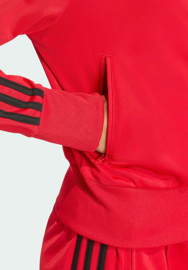 Классическая тренировочная куртка firebird Adidas Originals, Better Scarlet/Black — фото 4