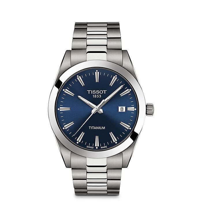 

Часы Tissot Gentleman, 40 мм, синий