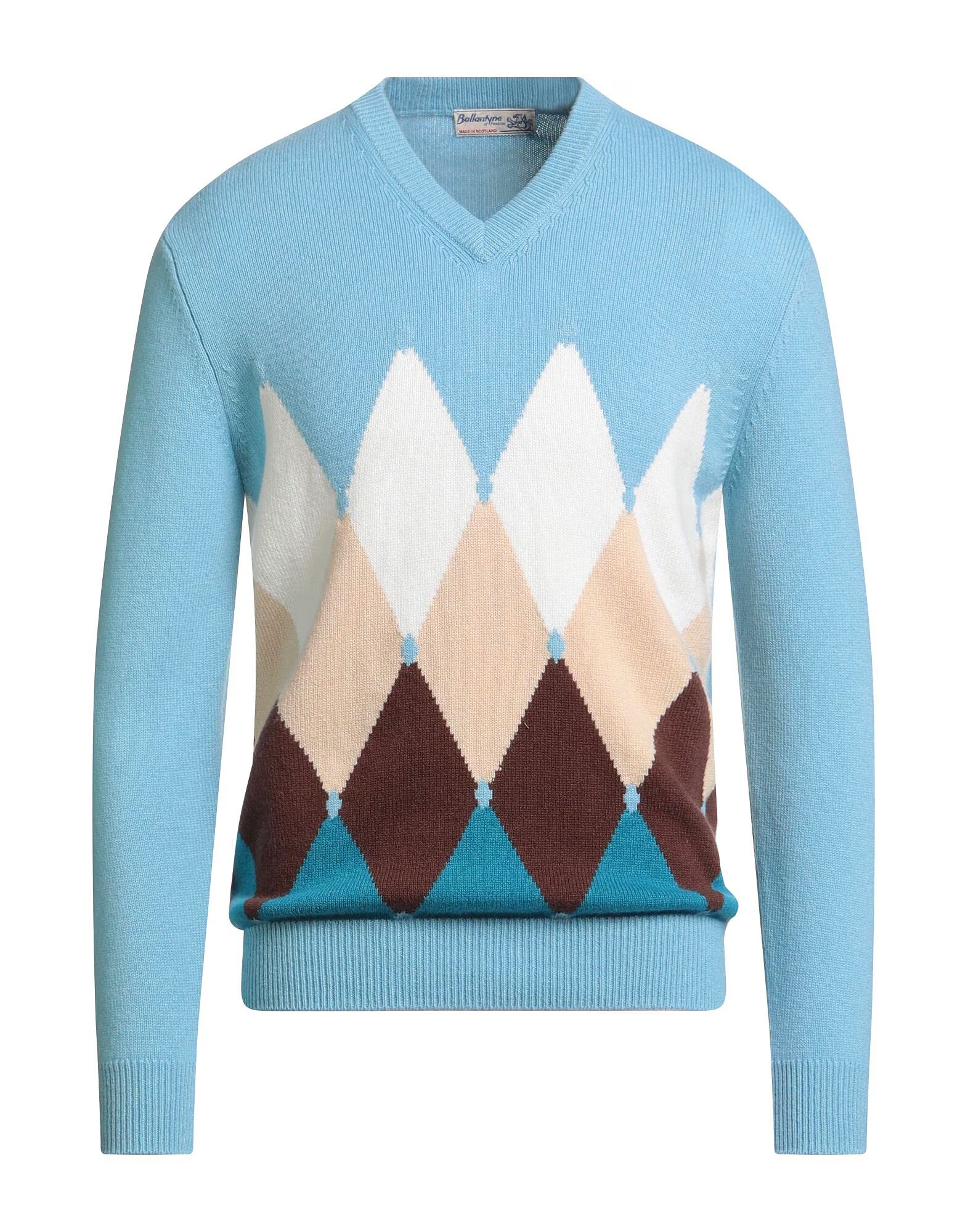 

Свитер Ballantyne Of Peebles, светло-голубой