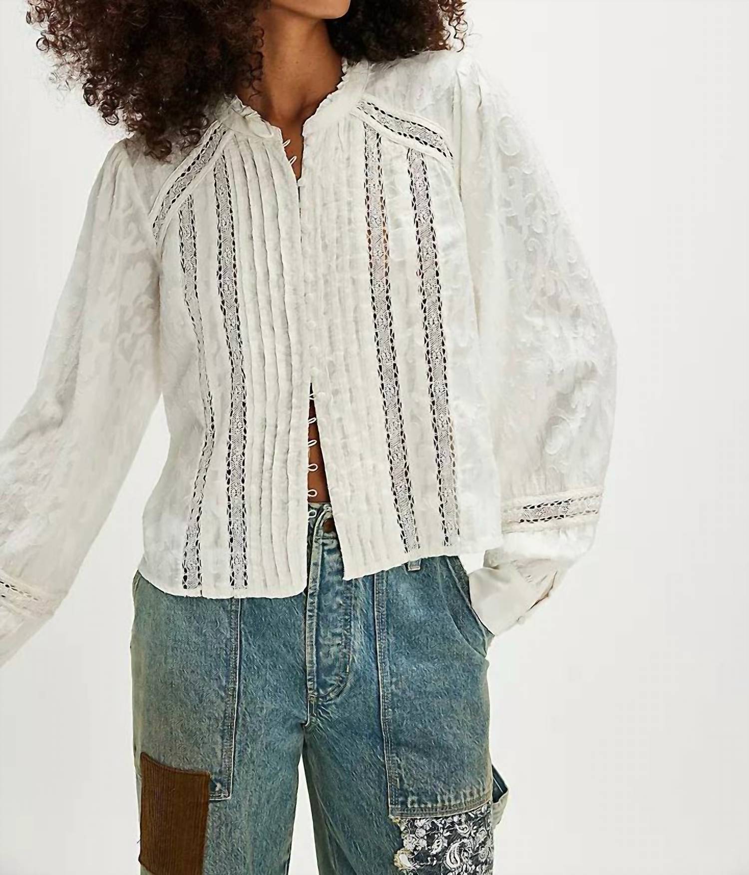 

Блузка Annabelle в оптическом белом Free People
