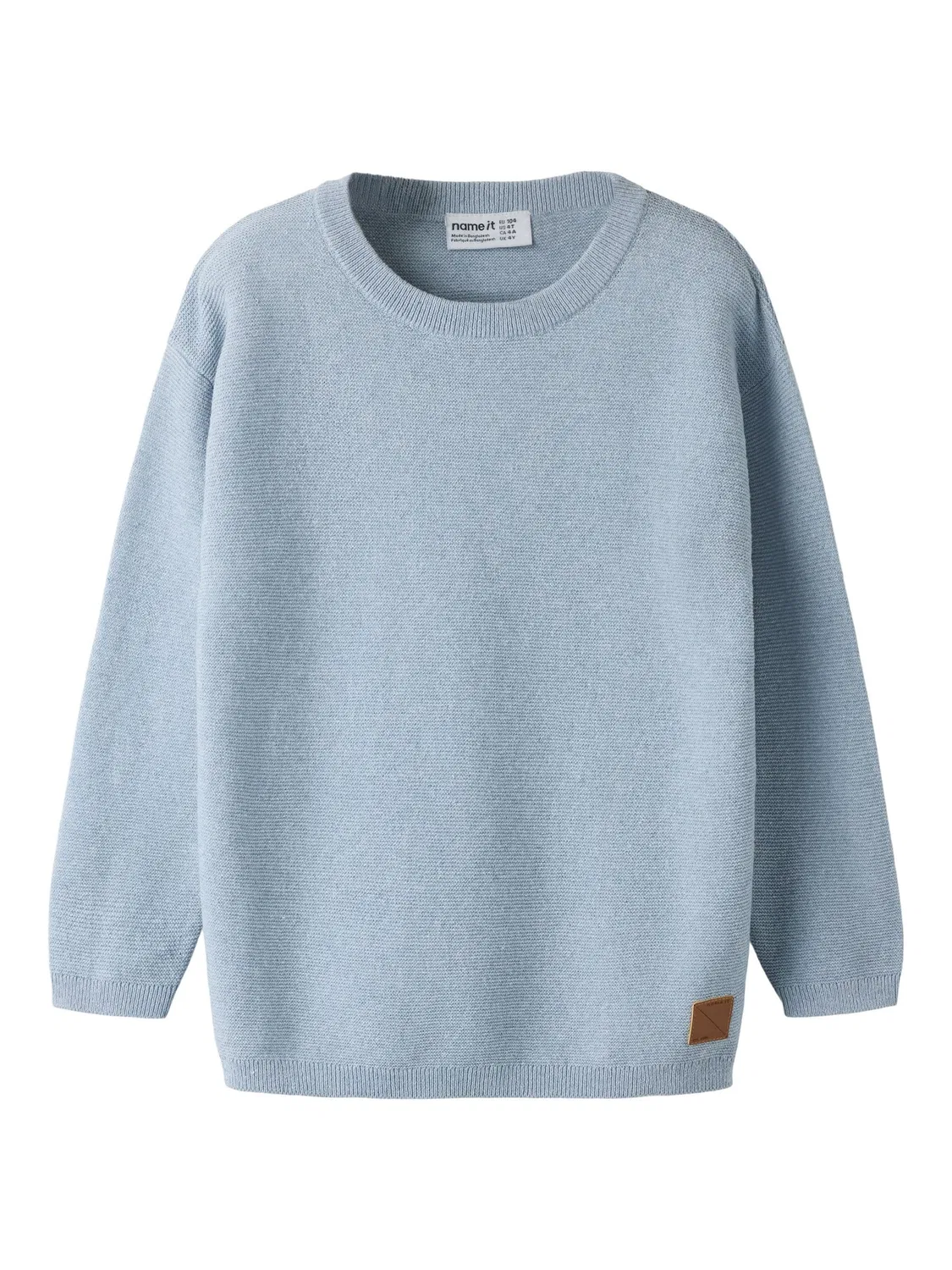 Свитер из плоского трикотажа Name it, blue fog