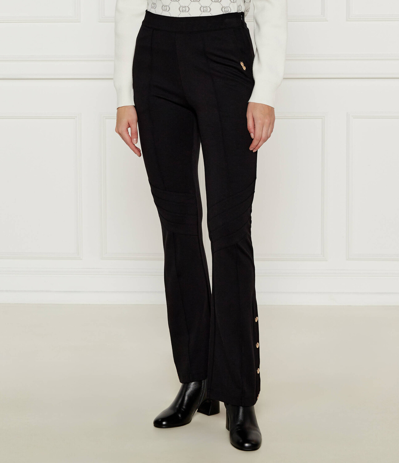 

Брюки Liu Jo Sport flare fit, черный