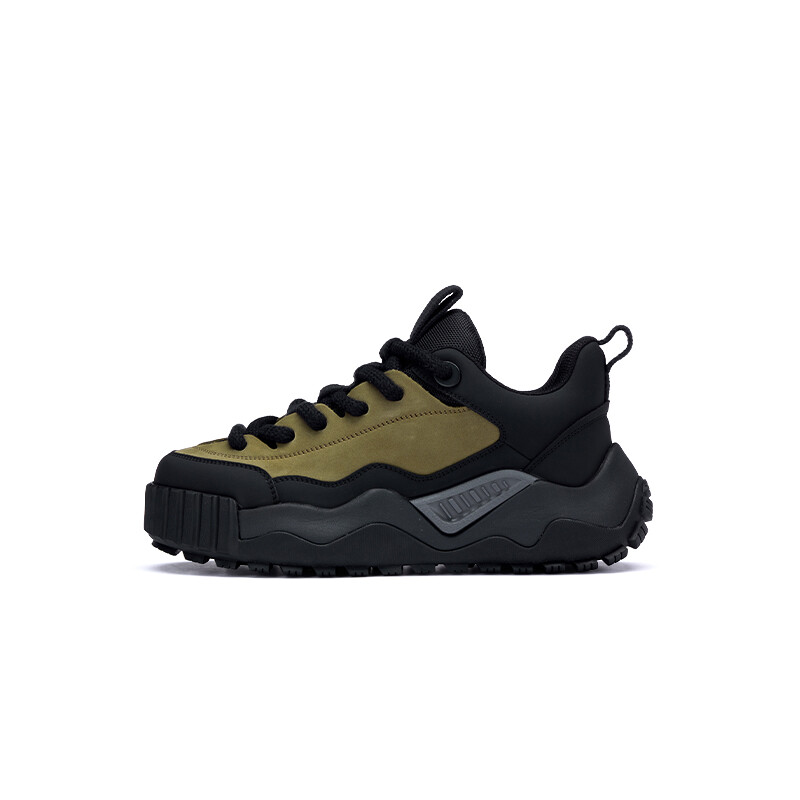 

Кроссовки ZSBELLA Chunky Sneakers Men Low-top, черный/белый