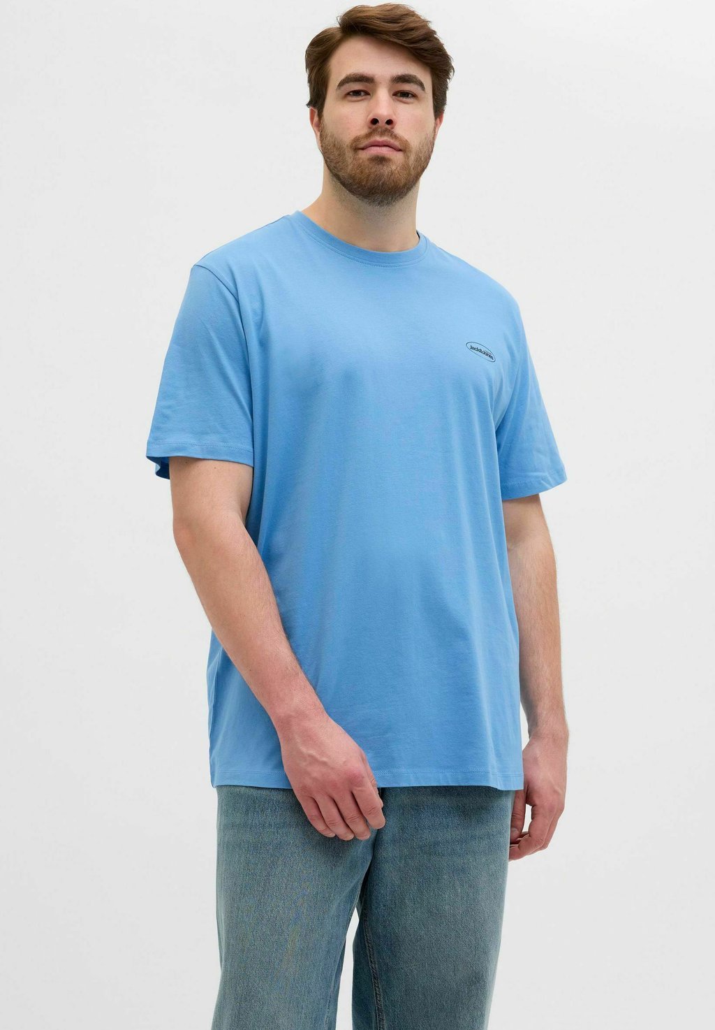 

Базовая футболка PLUS SIZE Jack & Jones, синий