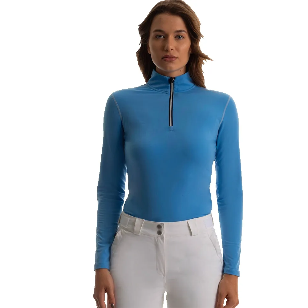 

Футболка с длинным рукавом Fischer Apparel Enbasis Pro half zip, синий