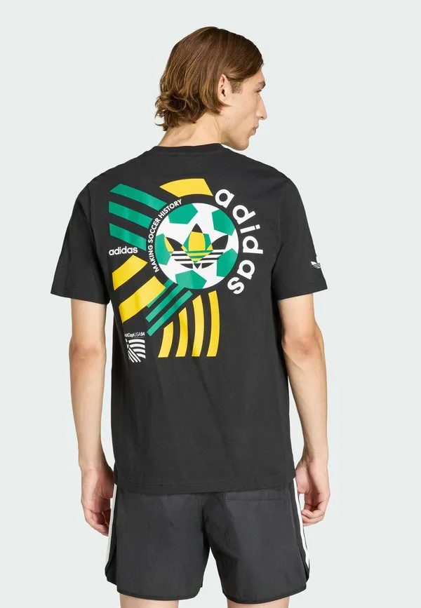 Футболка с графическим принтом на футбольную тематику из архива Adidas Originals, Black