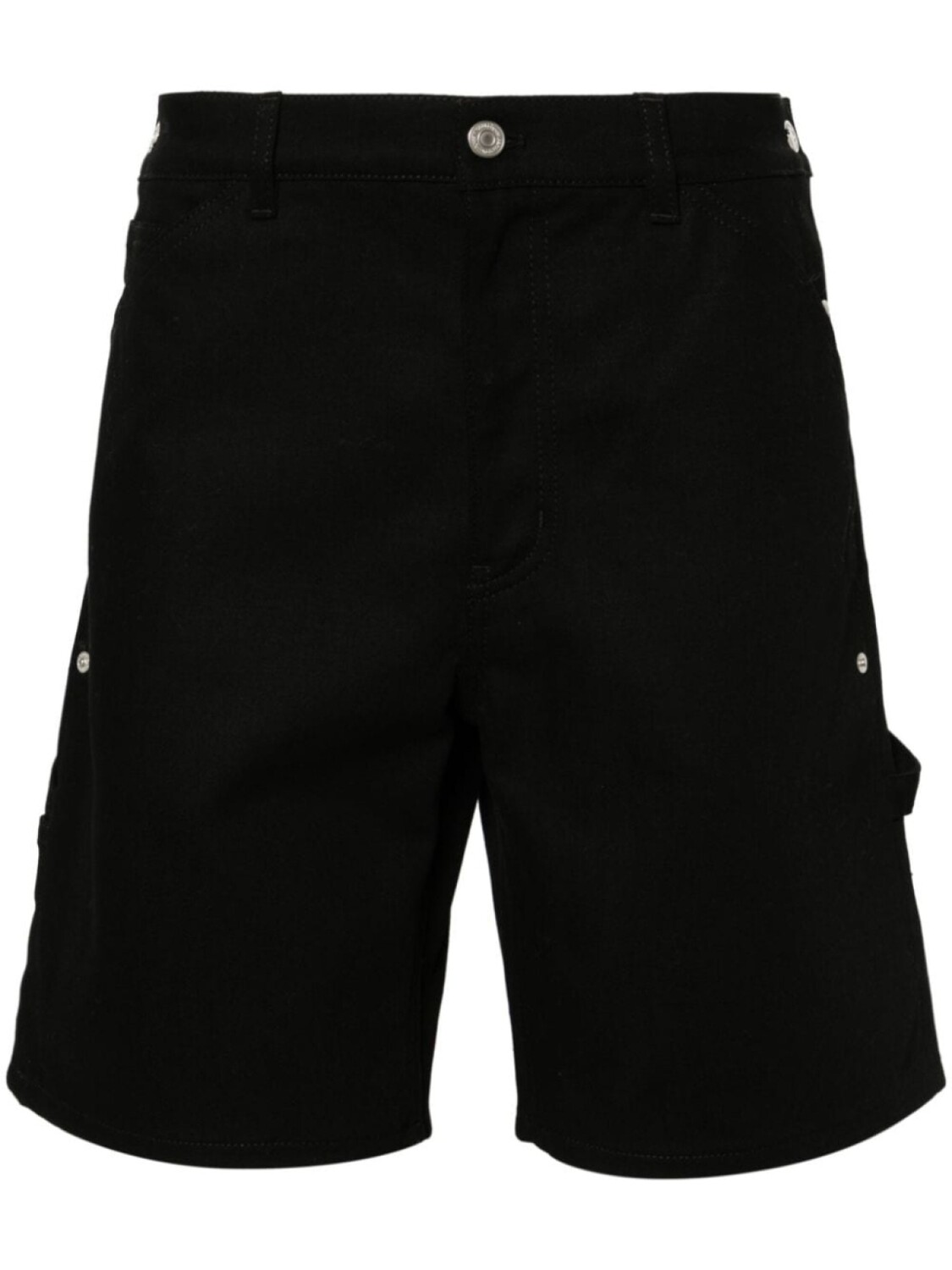 

Courrèges джинсовые шорты Sailor с ремешками, черный