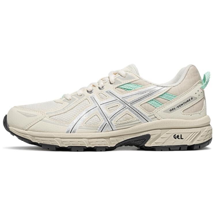 

Кроссовки Gel-Venture 6 женские с низким верхом, белые/серебристые Asics