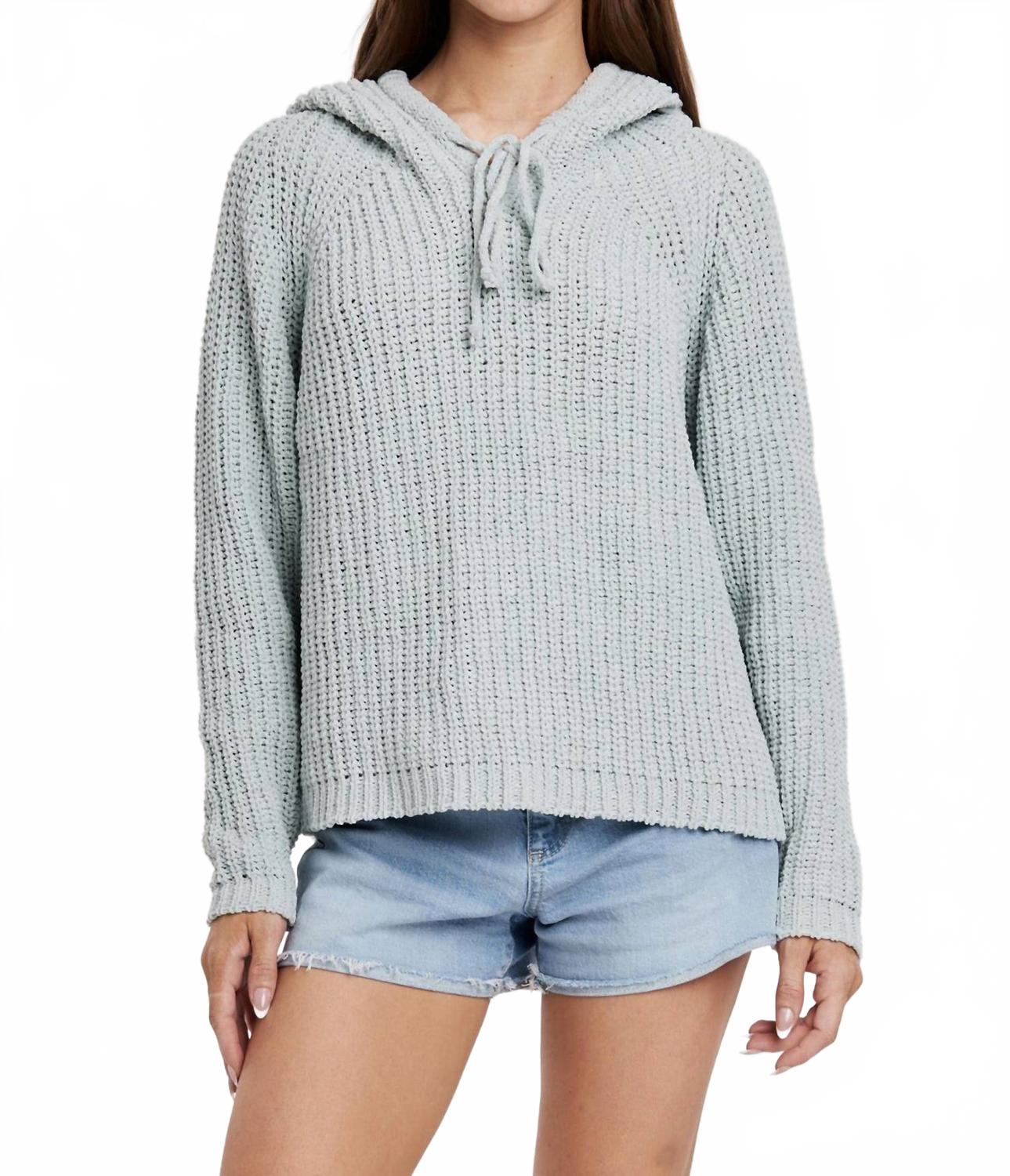 

Эдэн худи свитер в аквамариновом цвете Another Love, Aquamarine