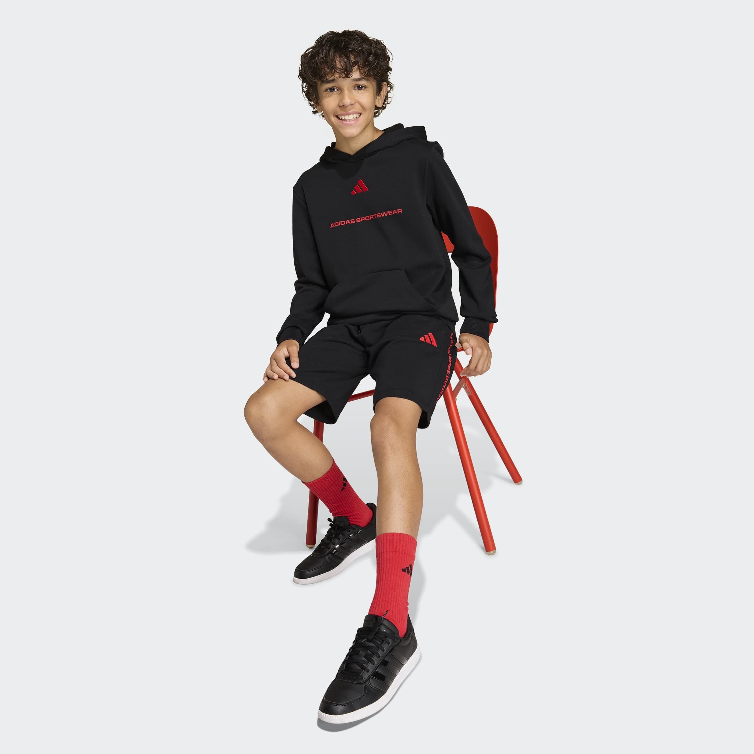 Adidas Sportswear Спортивная толстовка в черном цвете — фото 4
