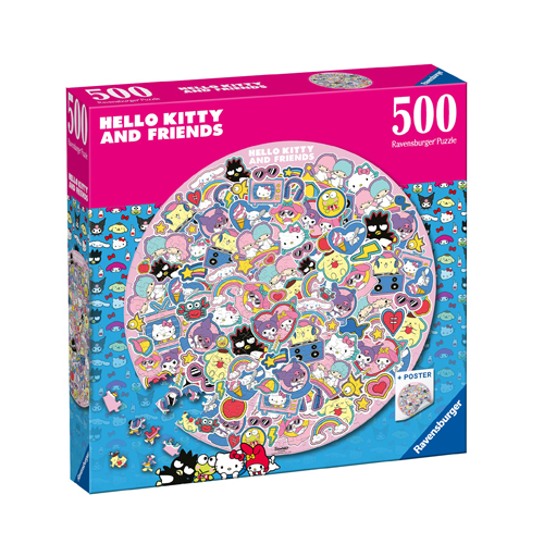 

Пазлы Hello Kitty Circular Puzzle – 500 Pieces