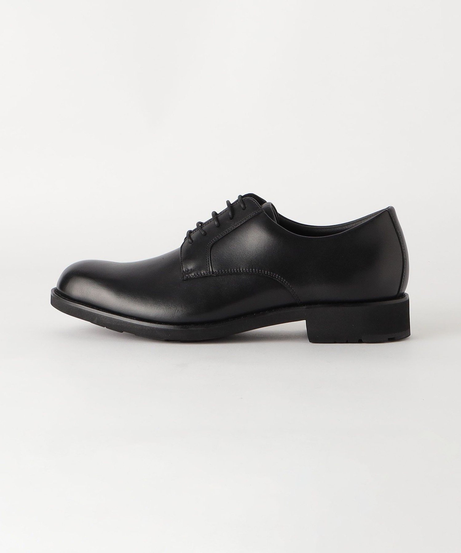 Туфли с гладким носком из материала GORE-TEX UNITED ARROWS green label relaxing, BLACK