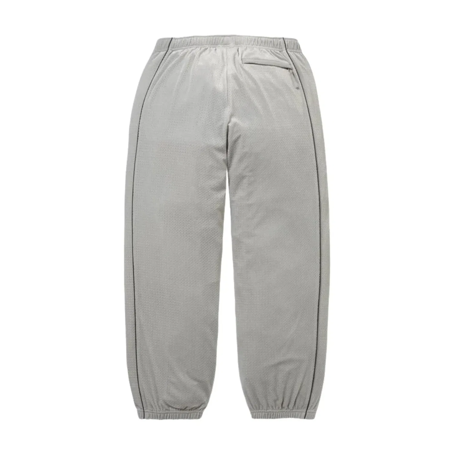 Спортивные брюки Supreme SS26 из велюровой сетки, серебро — фото 2