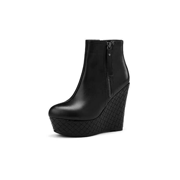 

Ботильоны женские Su Yanjiao, цвет Black Cow Flip Leather