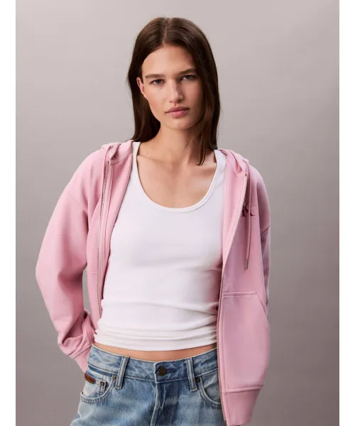 

Толстовка Regular fit Calvin Klein Jeans, розовый