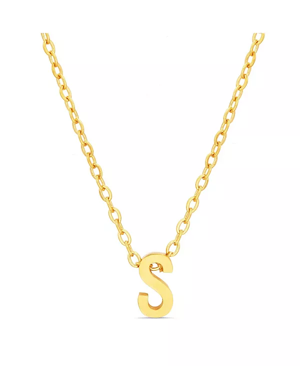 

Ожерелье с подвеской в виде инициала золотистого тона Kensie, s