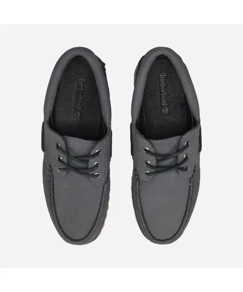 Ботинки Timberland Authentic 3 Eye Classic серые — фото 2
