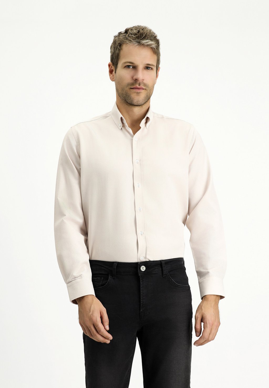 

Рубашка LONG SLEEVE REGULAR FIT OXFORD Kigili, бежевый