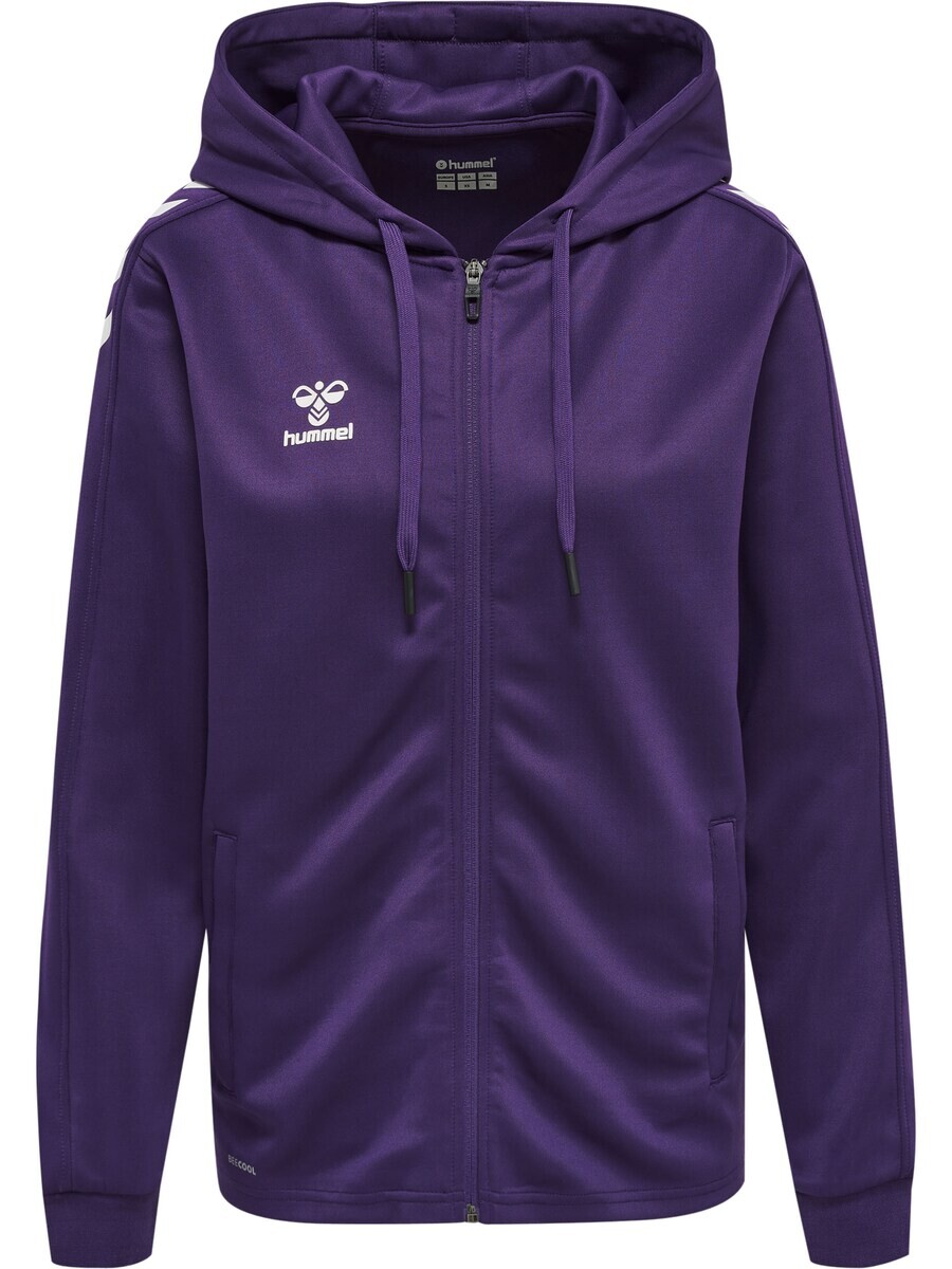 

Спортивная толстовка Hummel Athletic Zip-Up Hoodie Core XK, цвет Blackberry