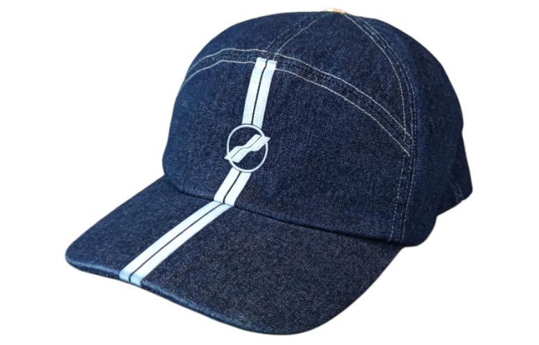 

WE11DONE Хлопковая, полиэстеровая бейсболка мужская синяя