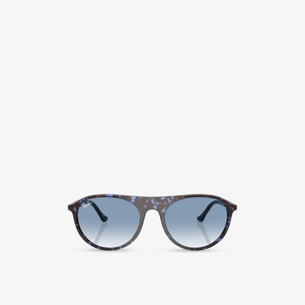 

Rb2215 квадратные ацетатные солнцезащитные очки Ray-Ban, синий