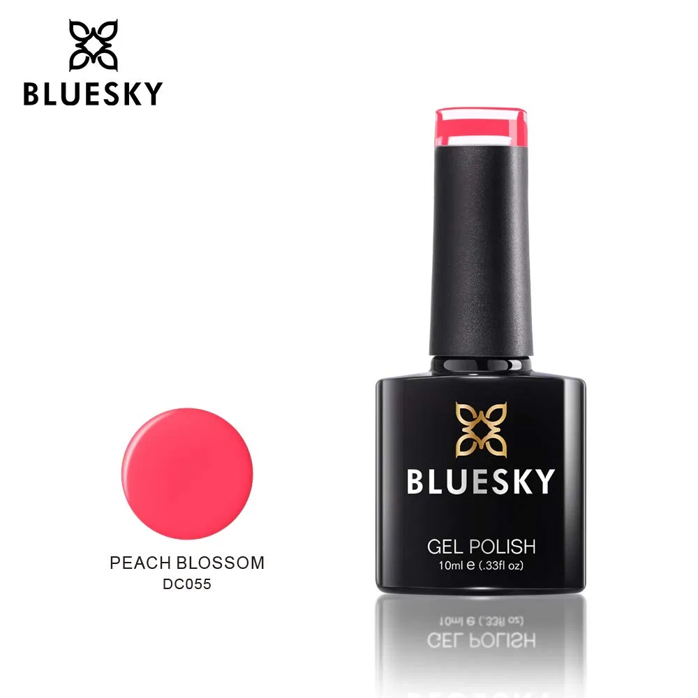 Гель-лак для ногтей Bluesky DC055 Peach Blossom, 10 мл Bluesky