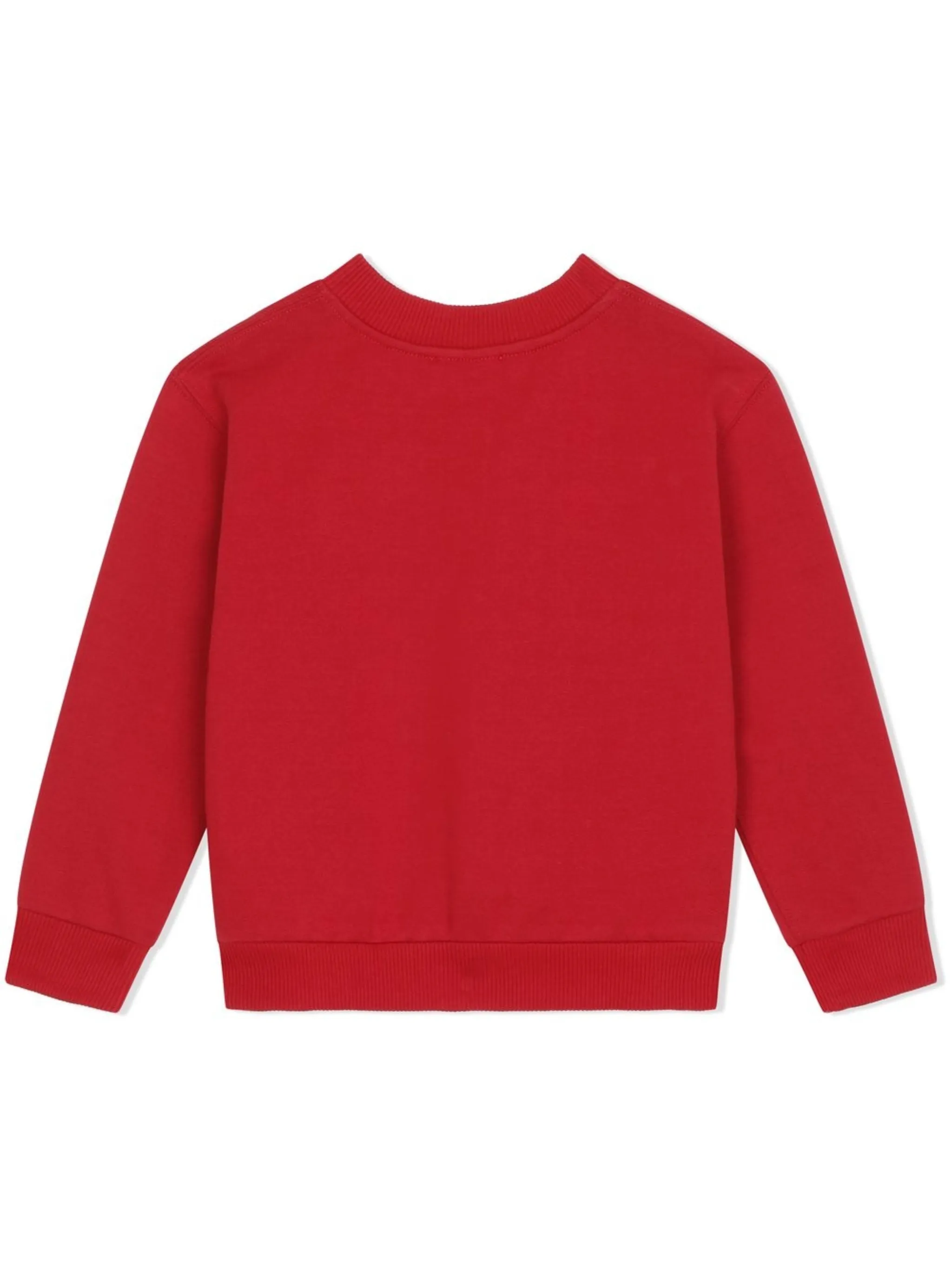 Толстовка DG Milano с вышивкой Dolce & Gabbana Kids, красный — фото 2